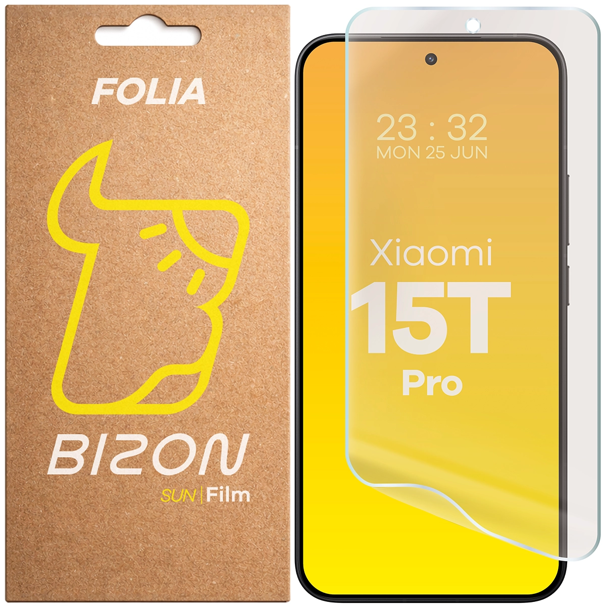 Folia matowa na ekran Bizon Film Sun do Xiaomi 15T Pro, 1 sztuka